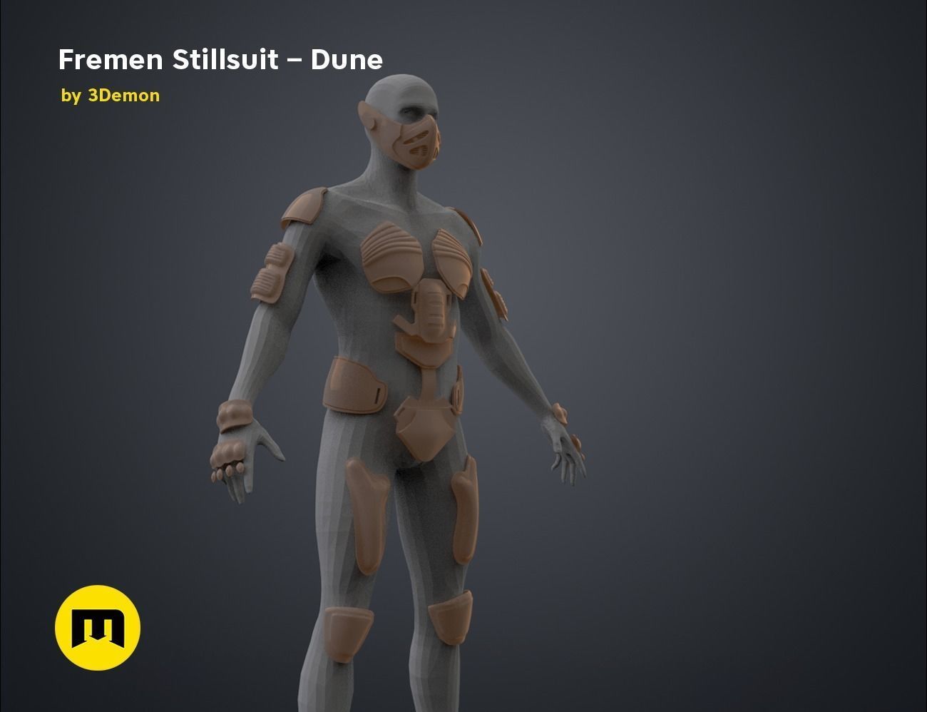 Fremen Stillsuit from Dune 2020 3D print model_17