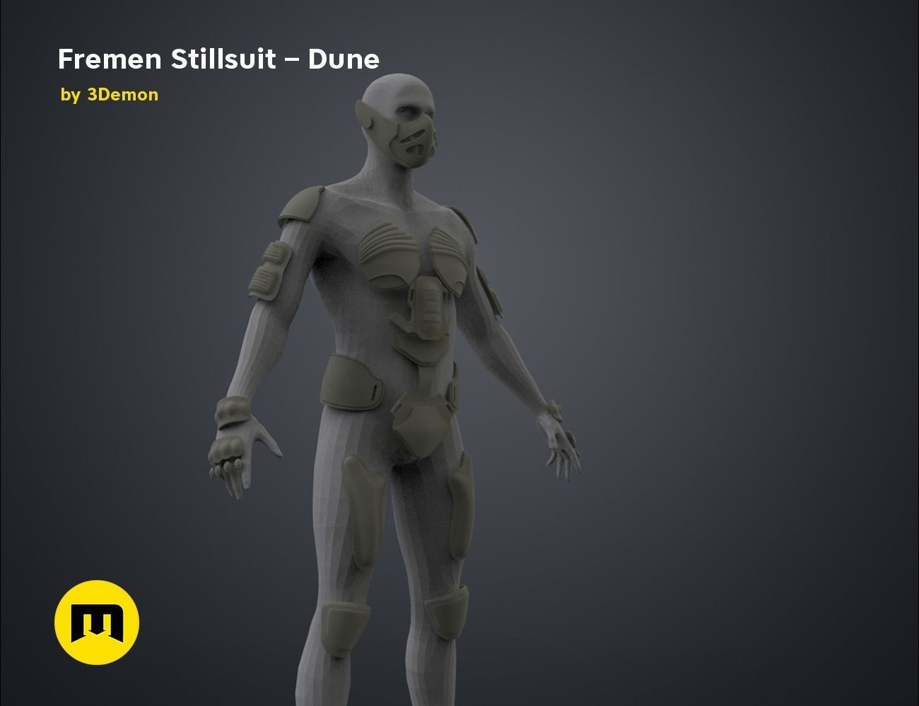 Fremen Stillsuit from Dune 2020 3D print model_4