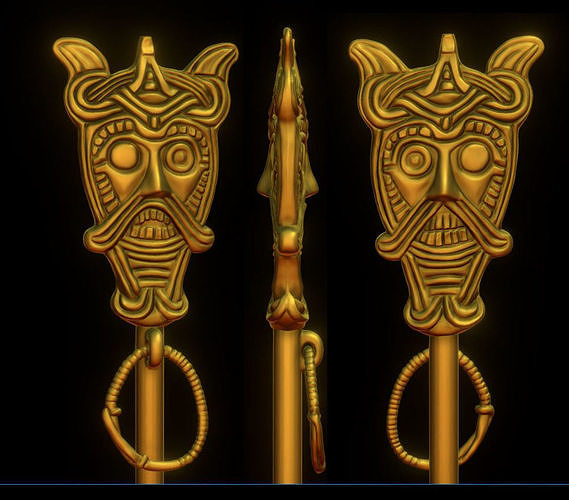 Pin X th Century  Odin 3D print model