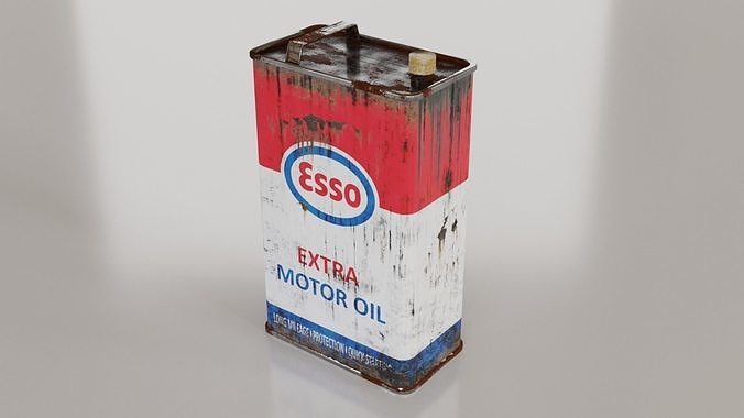 Oil Can - Low-poly PBR Low-poly 3D model 2