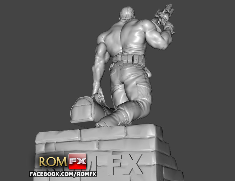 The Punisher - Action Figure - Diorama Printable 3D print model_8