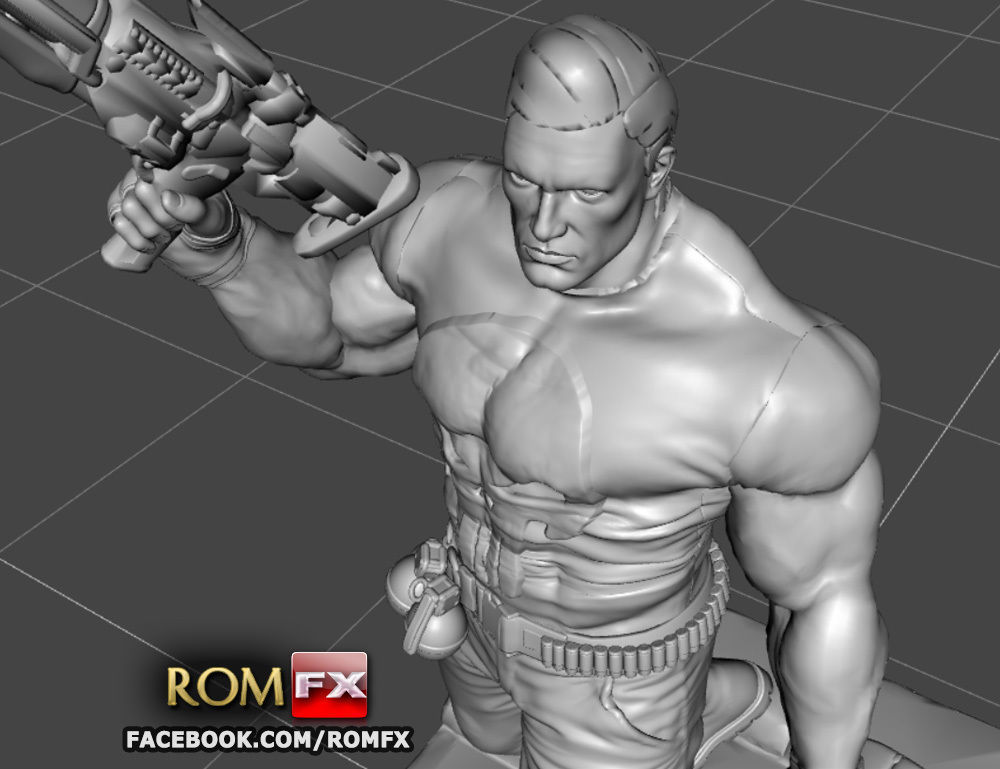 The Punisher - Action Figure - Diorama Printable 3D print model_19