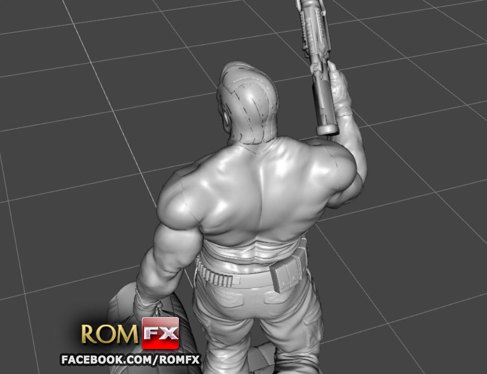 The Punisher - Action Figure - Diorama Printable 3D print model_15