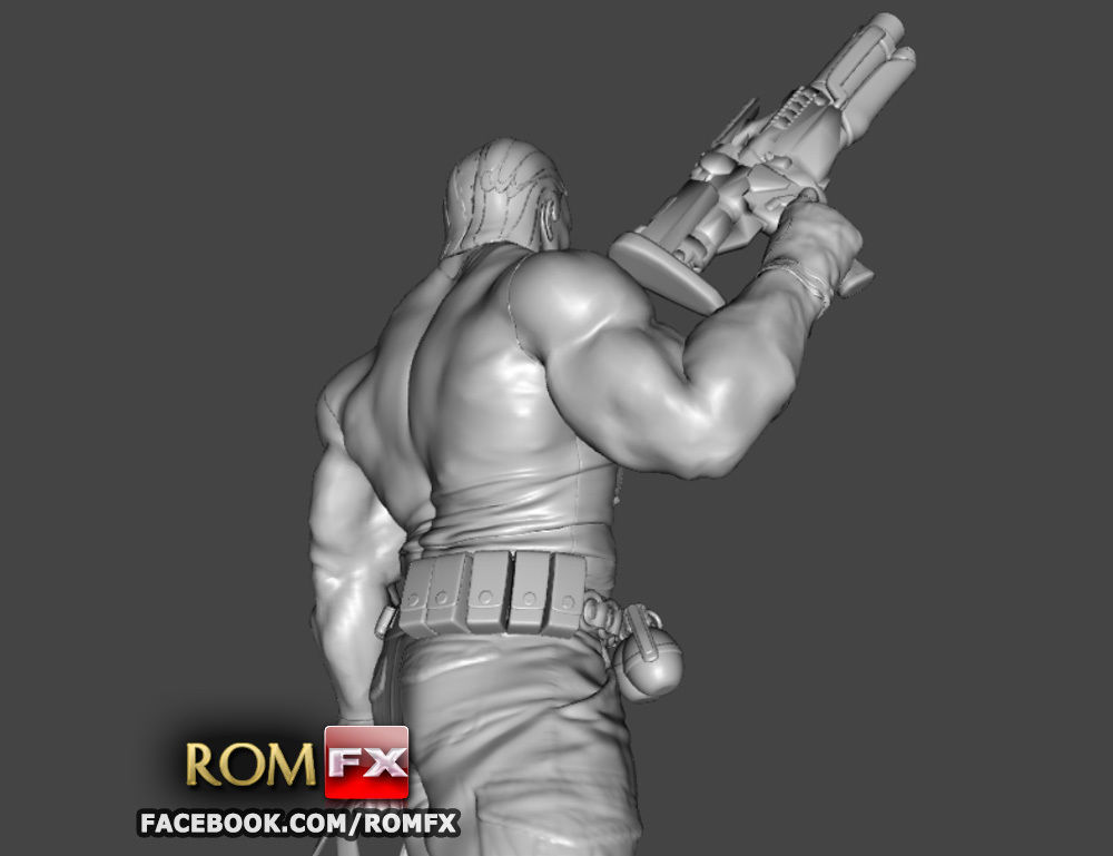 The Punisher - Action Figure - Diorama Printable 3D print model_16