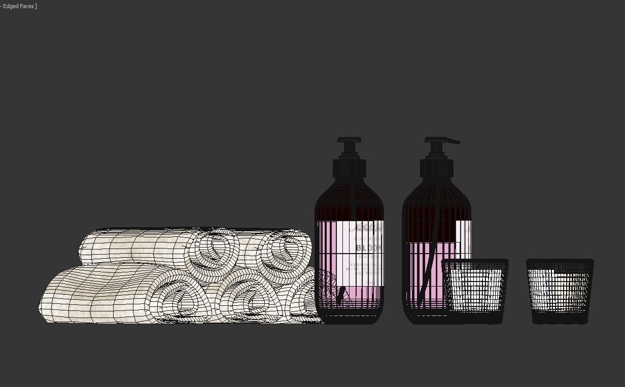 Glam Green Bathroom 3D model_20