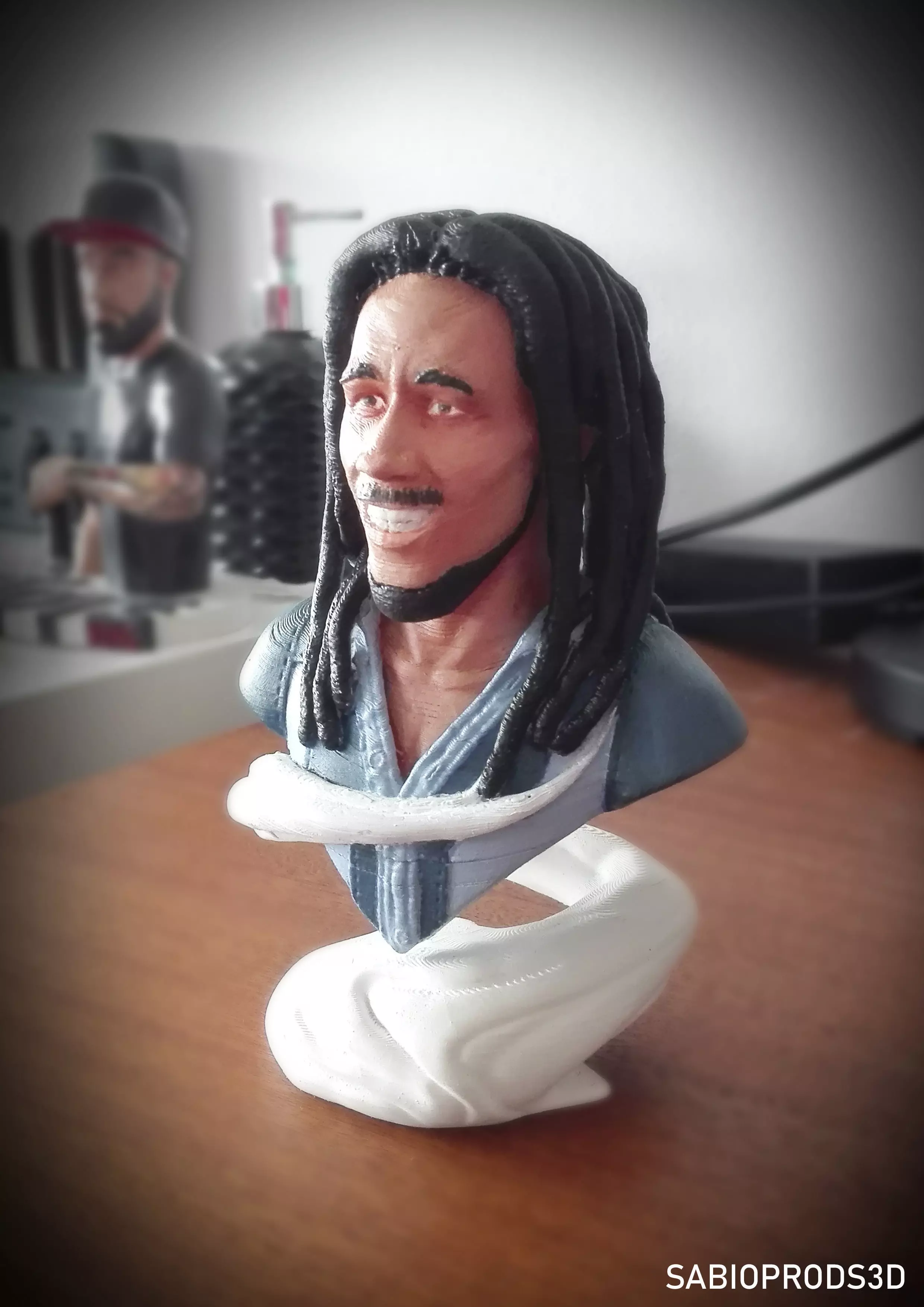 BOB MARLEY BUST MODEL 3D SABIOPRODS 3D print model_0