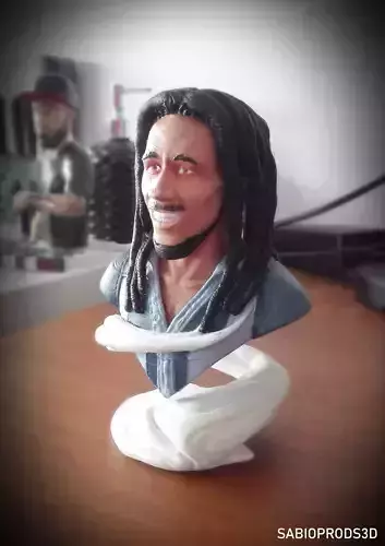 BOB MARLEY BUST MODEL 3D SABIOPRODS 3D print model