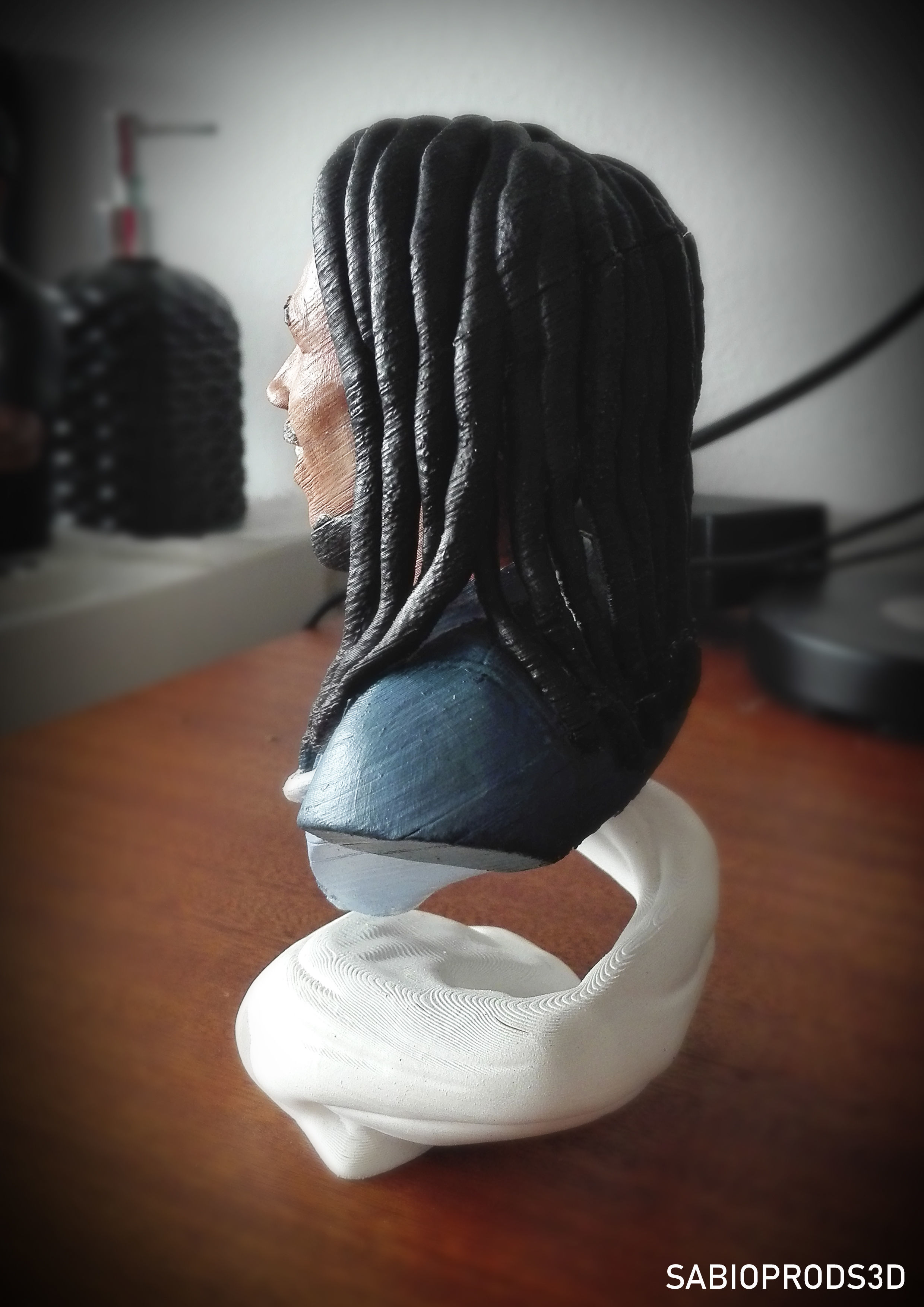 BOB MARLEY BUST MODEL 3D SABIOPRODS 3D print model_7