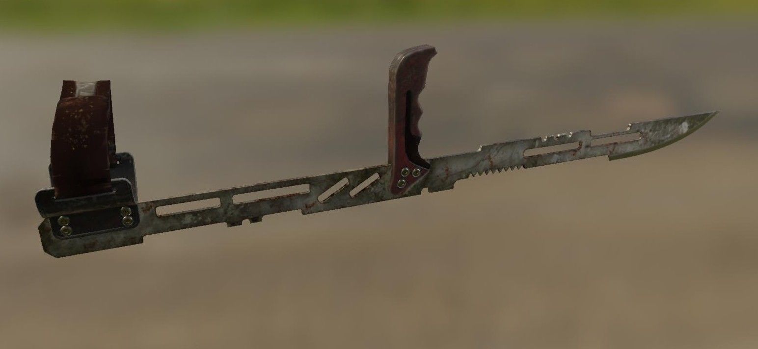 Arm Blades Low-poly 3D model_5