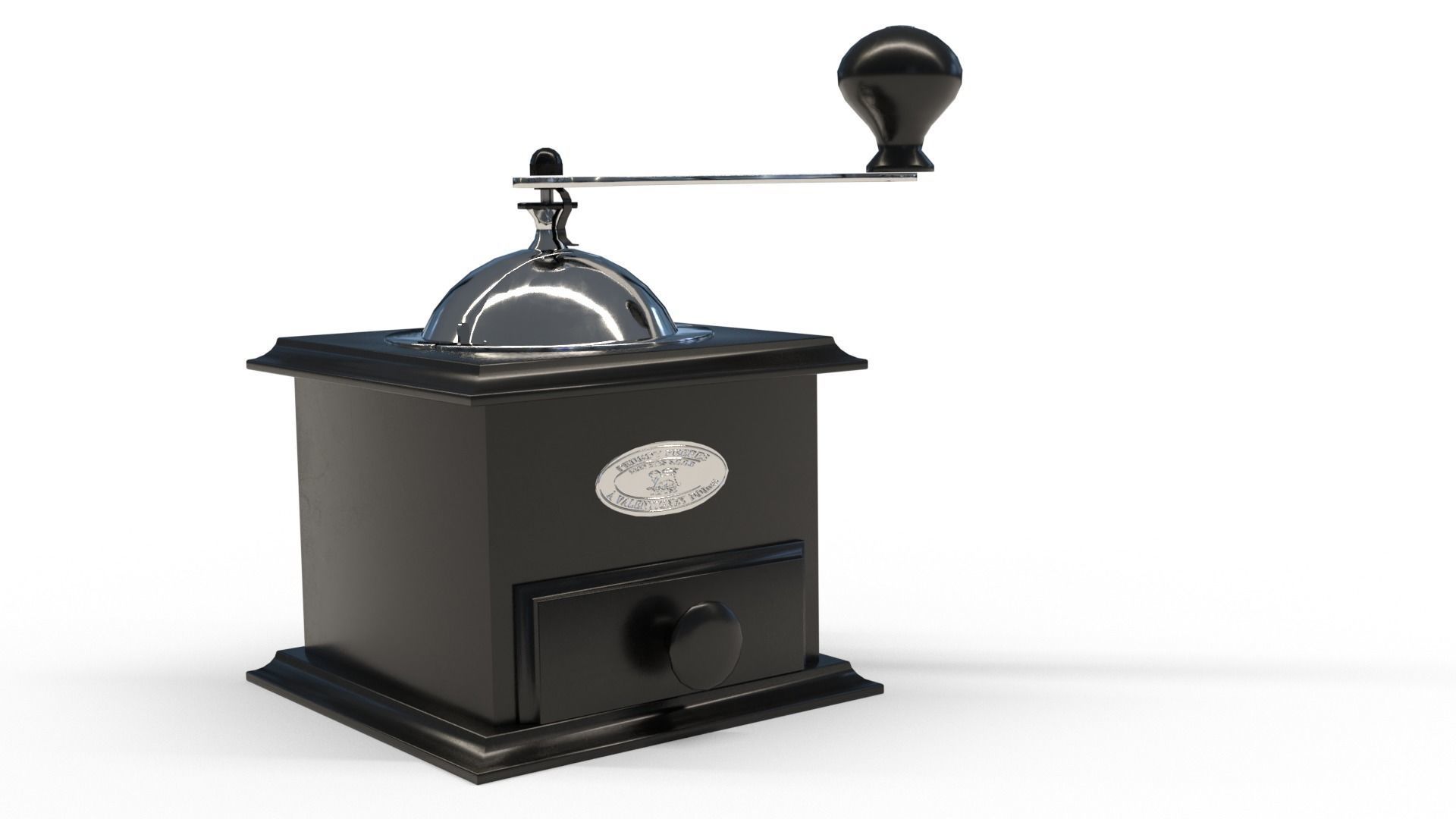 Coffee Mill 3D model_4