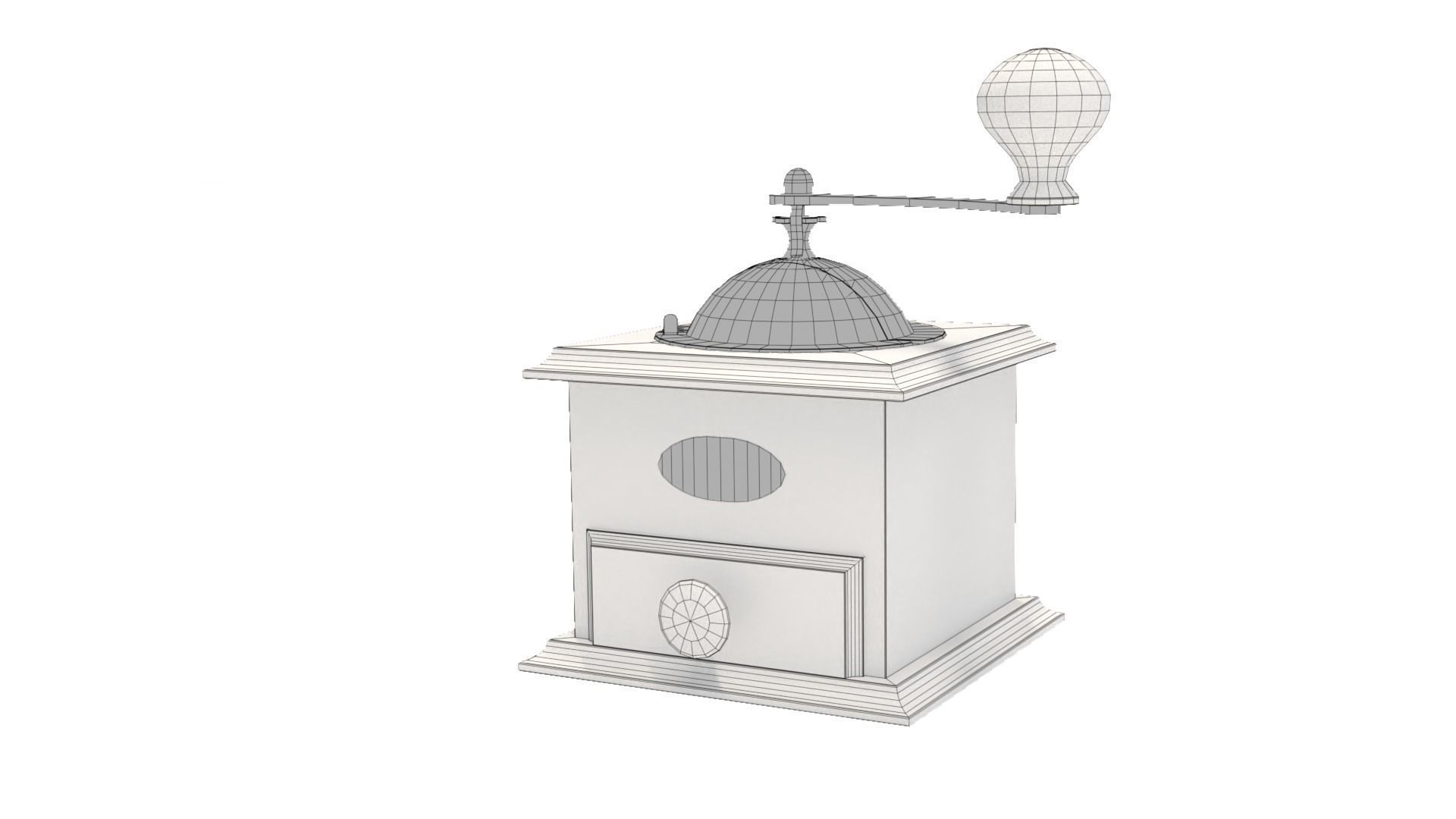 Coffee Mill 3D model_1