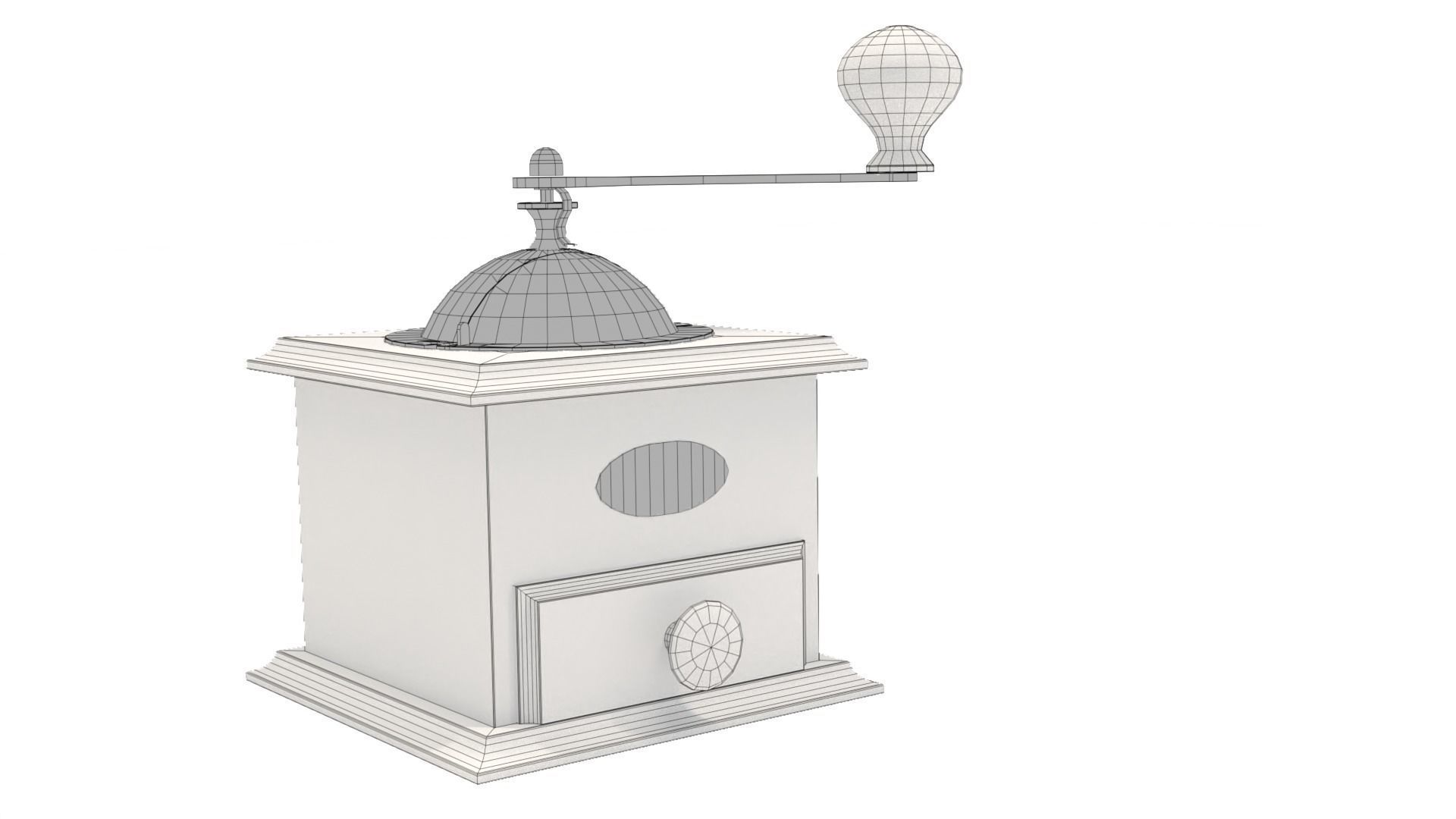 Coffee Mill 3D model_5