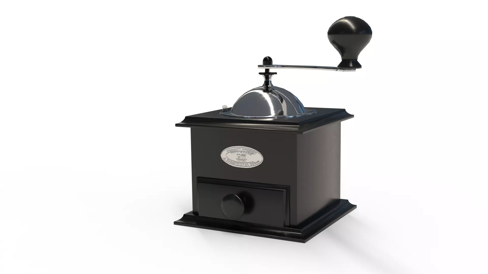 Coffee Mill 3D model_0