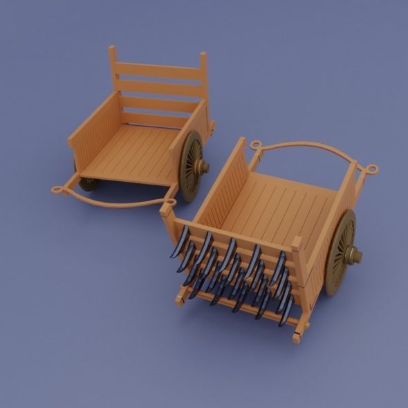 Pack low poly chinese city Low-poly 3D model_22