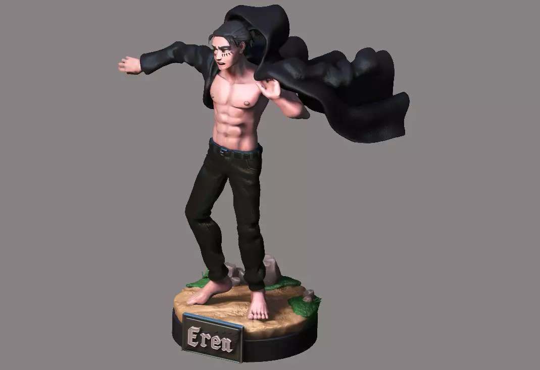 Eren Yeager 3d Print 3D print model_0