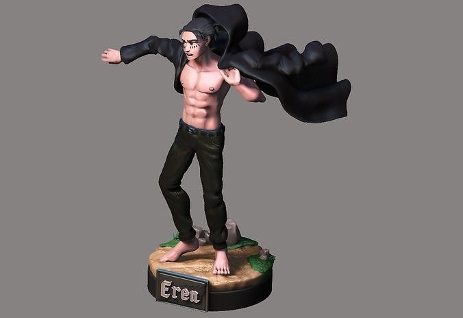 Eren Yeager 3d Print 3D print model