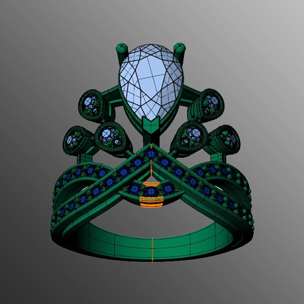 Ring pl 22 3D print model_2