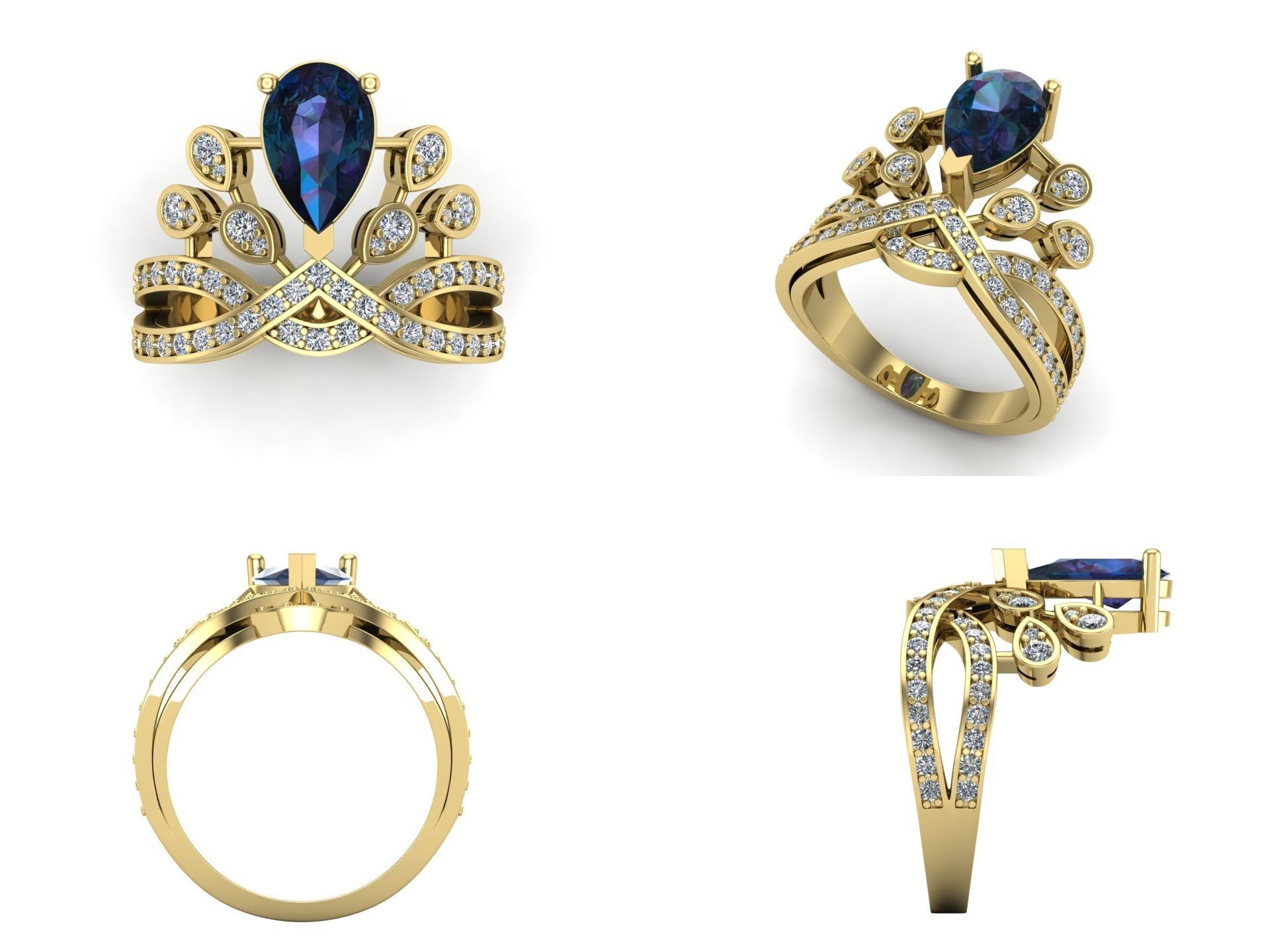 Ring pl 22 3D print model_3