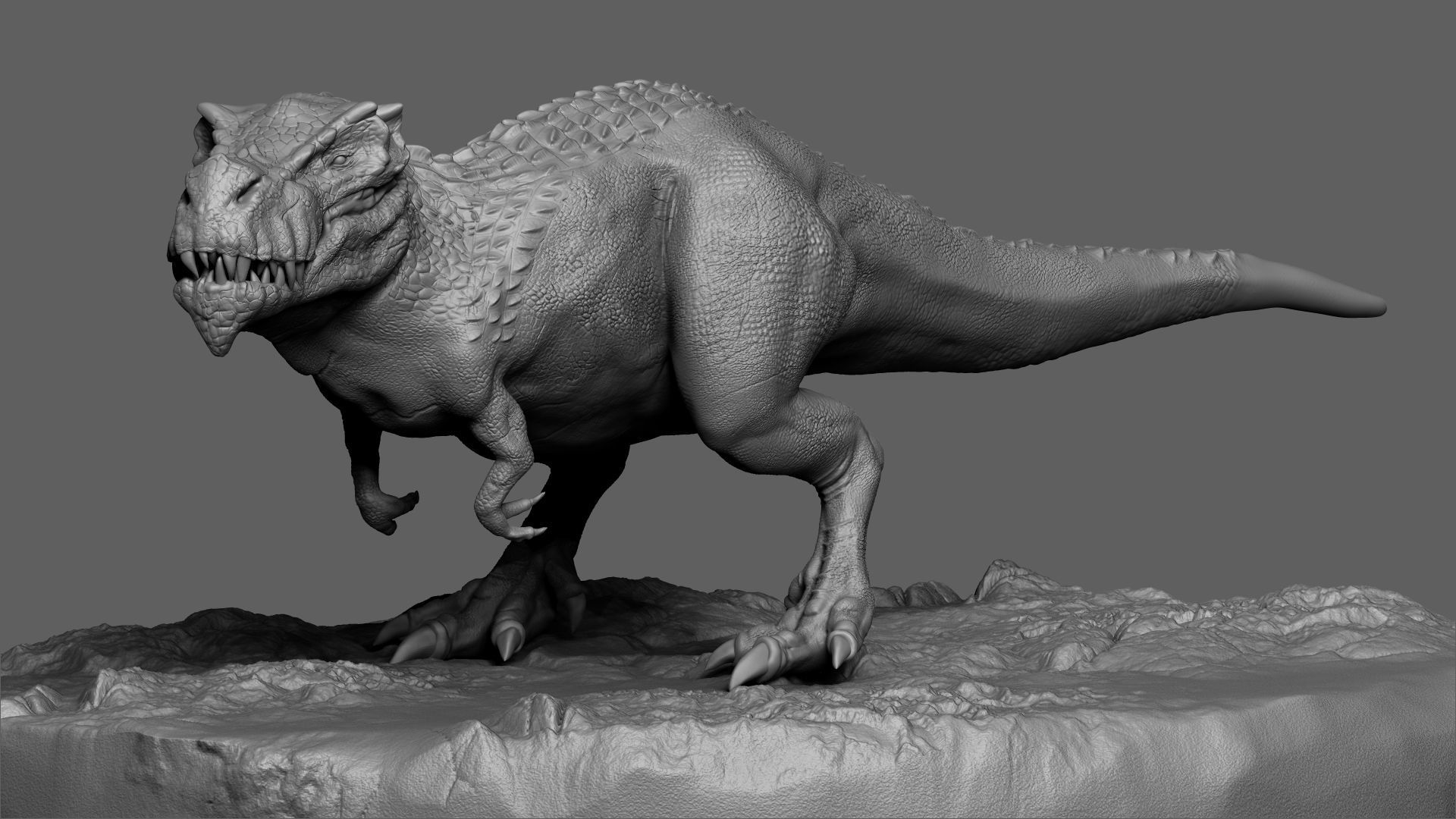 Dinosaur T-Rex HighPoly Model Print Ready 3D model_14