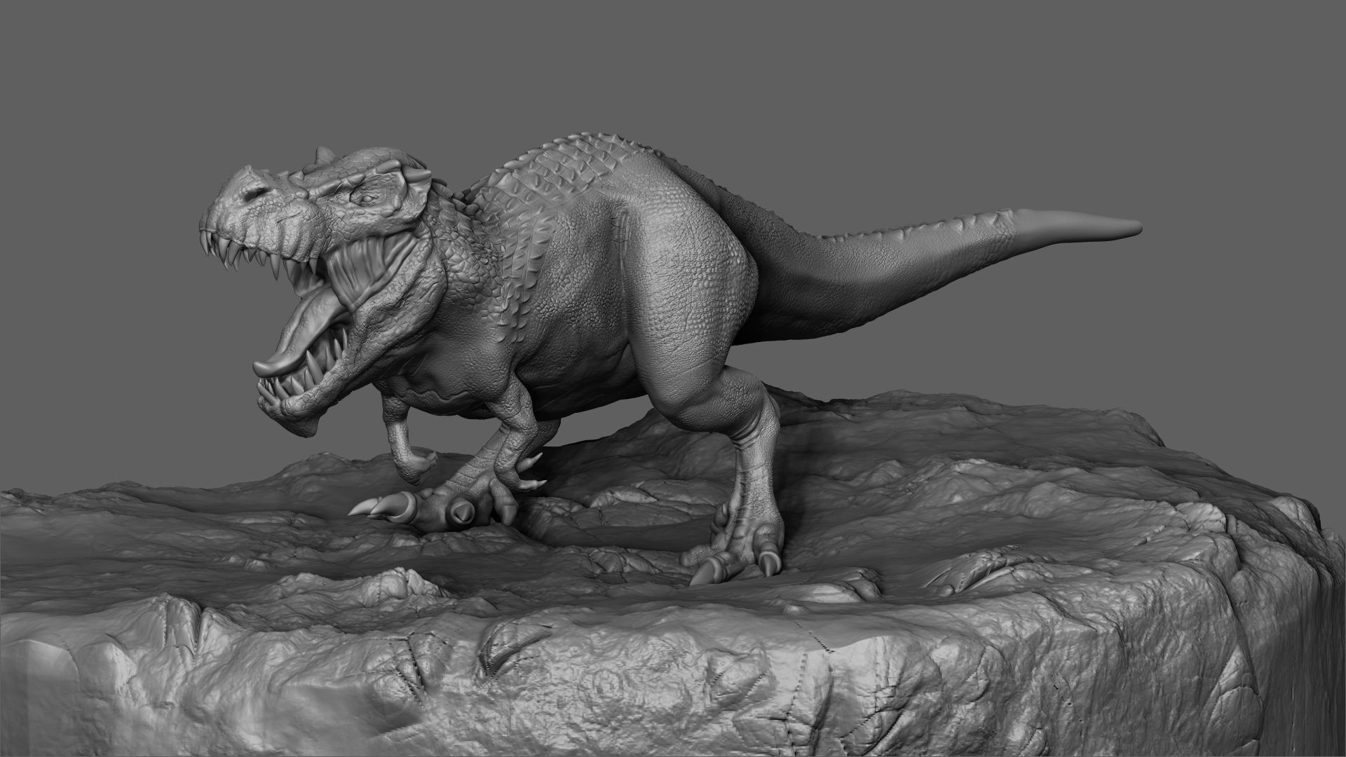 Dinosaur T-Rex HighPoly Model Print Ready 3D model_10