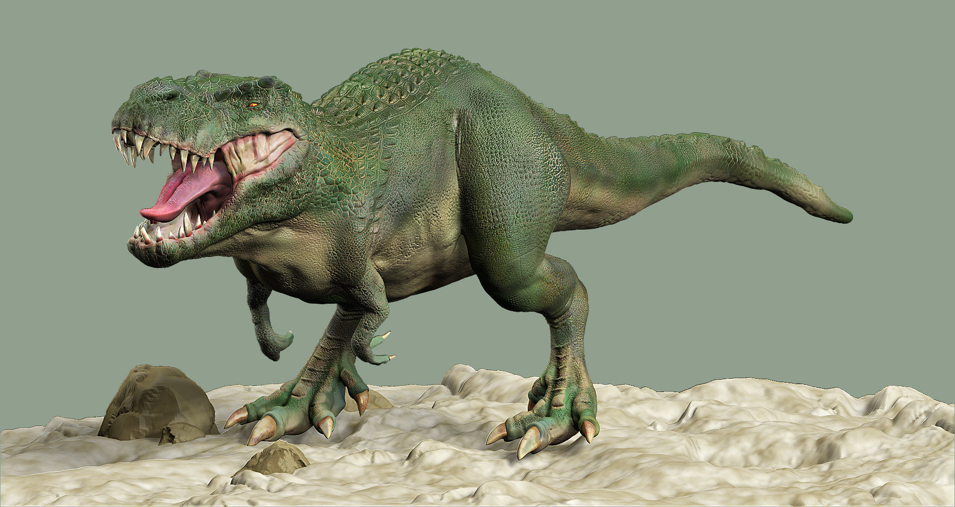 Dinosaur T-Rex HighPoly Model Print Ready 3D model_8
