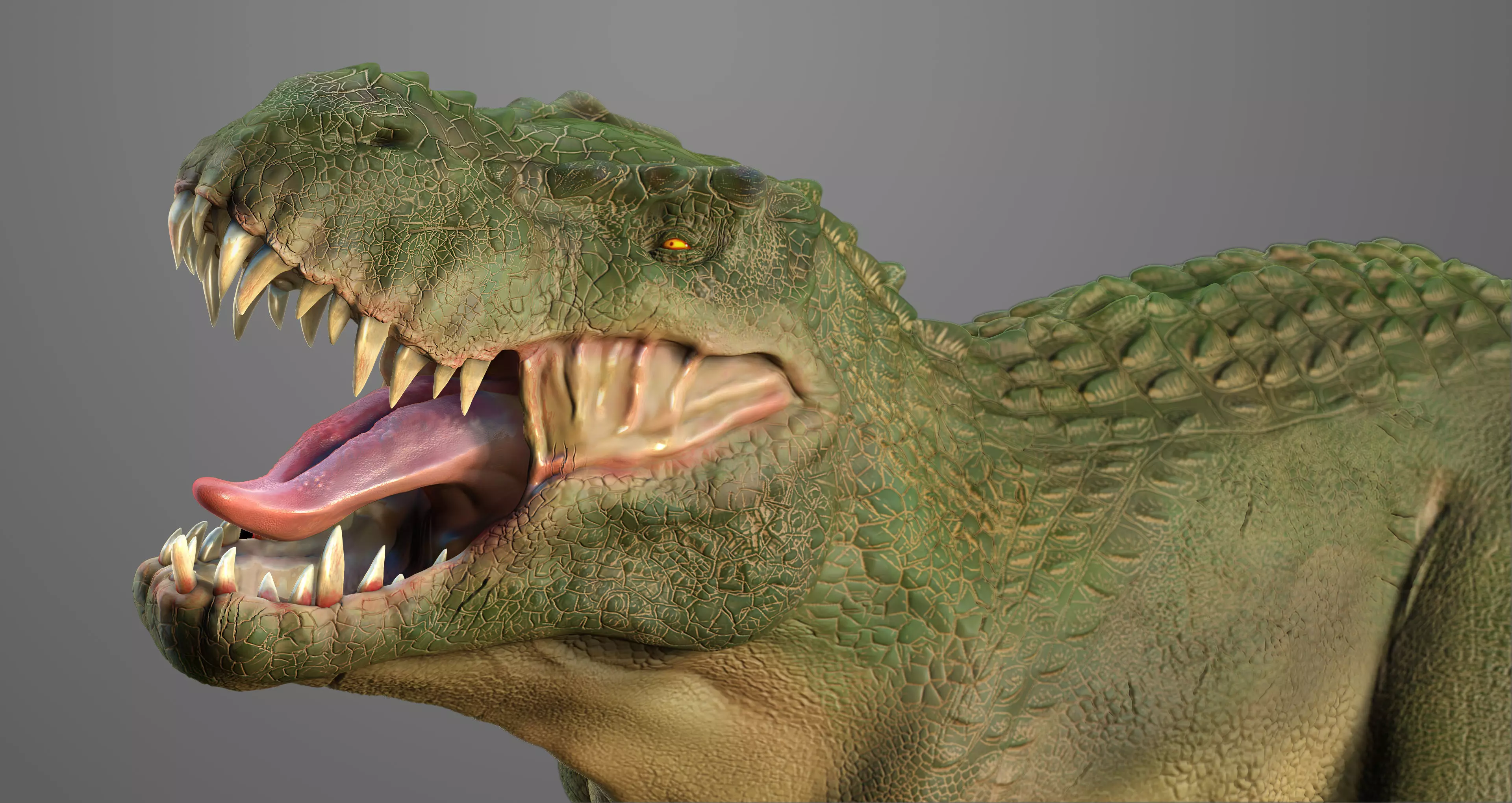 Dinosaur T-Rex HighPoly Model Print Ready 3D model_0