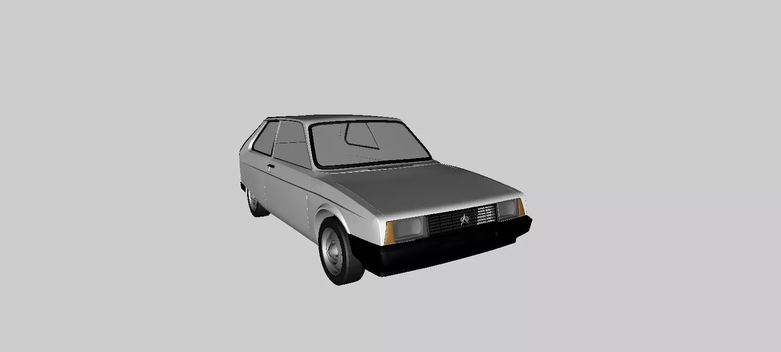 Citroen Axel 11 TRS 3D model_0