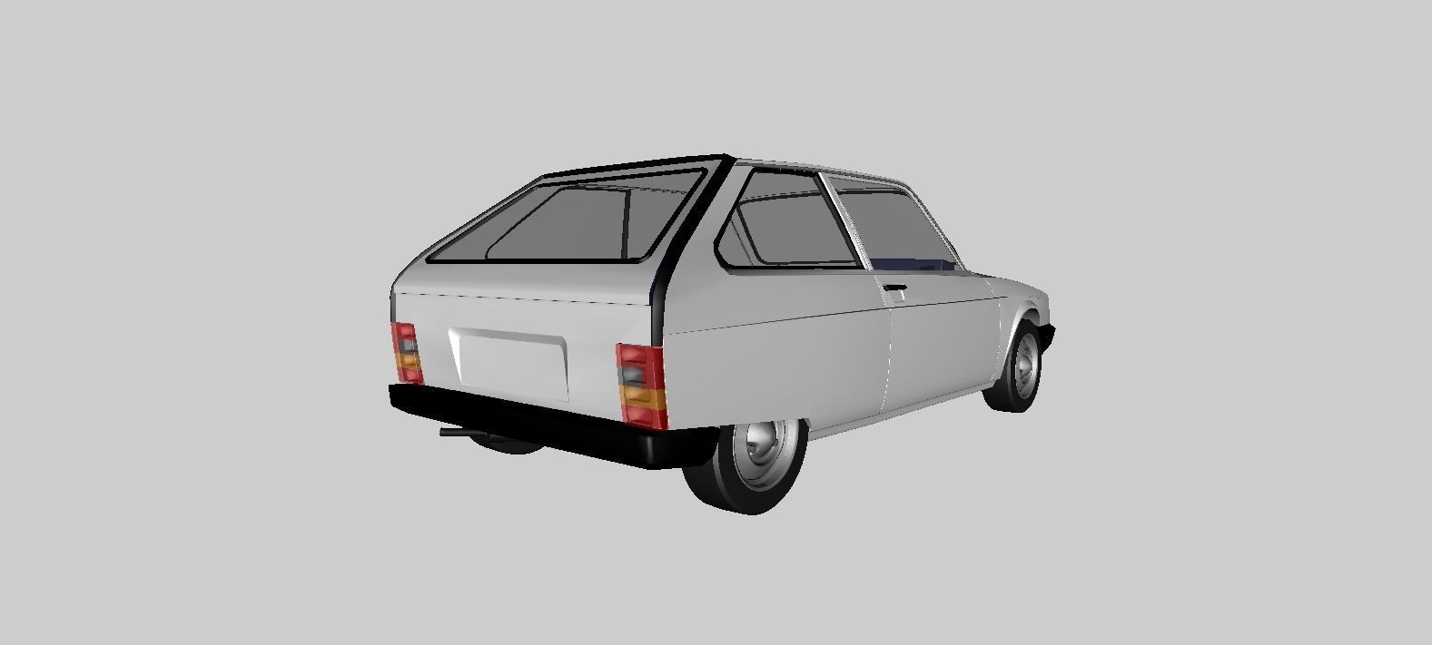 Citroen Axel 11 TRS 3D model_1