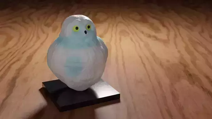 Owl Statue Free 3D model
