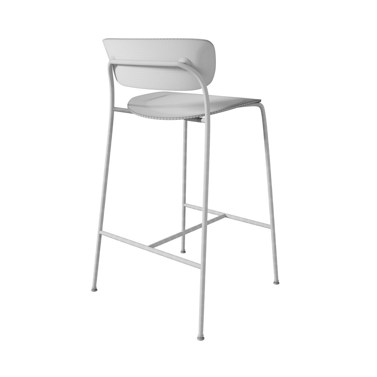 Tradition Pavilion AV7 stool 3D model_9