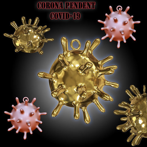 Covid 19 Pendent  3D print model