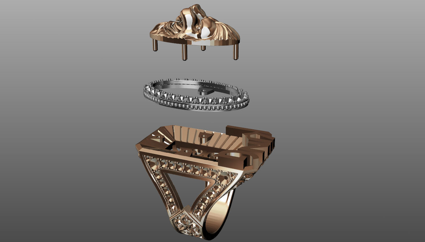 RING OF THE KING 3D print model_12