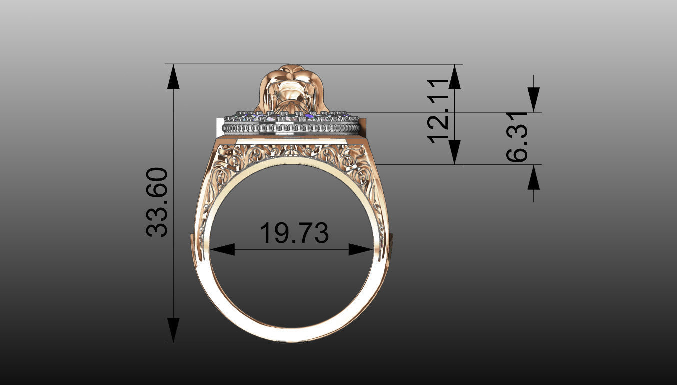 RING OF THE KING 3D print model_10
