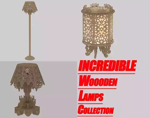 Wooden Lamps Collection