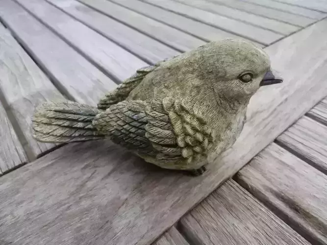 Sparrow Statue 3D scan