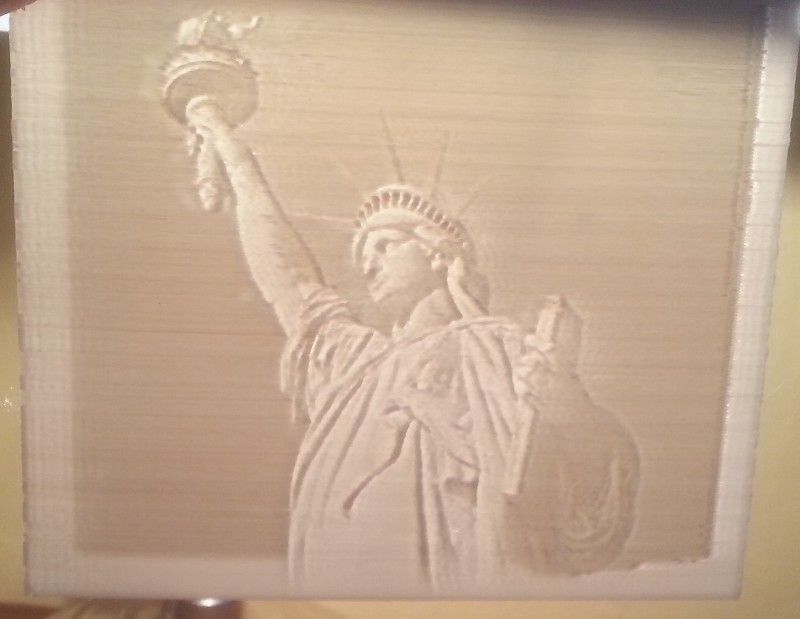 Statue Of Liberty Lithophane Free 3D print model_1