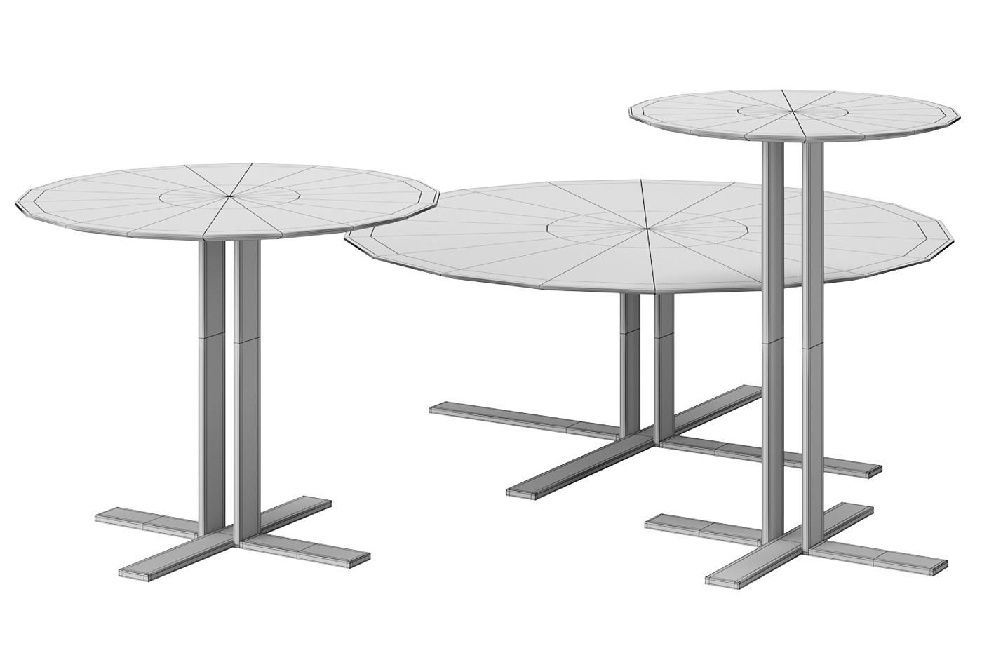 Set of tables 3D model_9