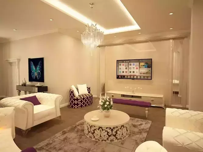 Lounge and Living room 3D model