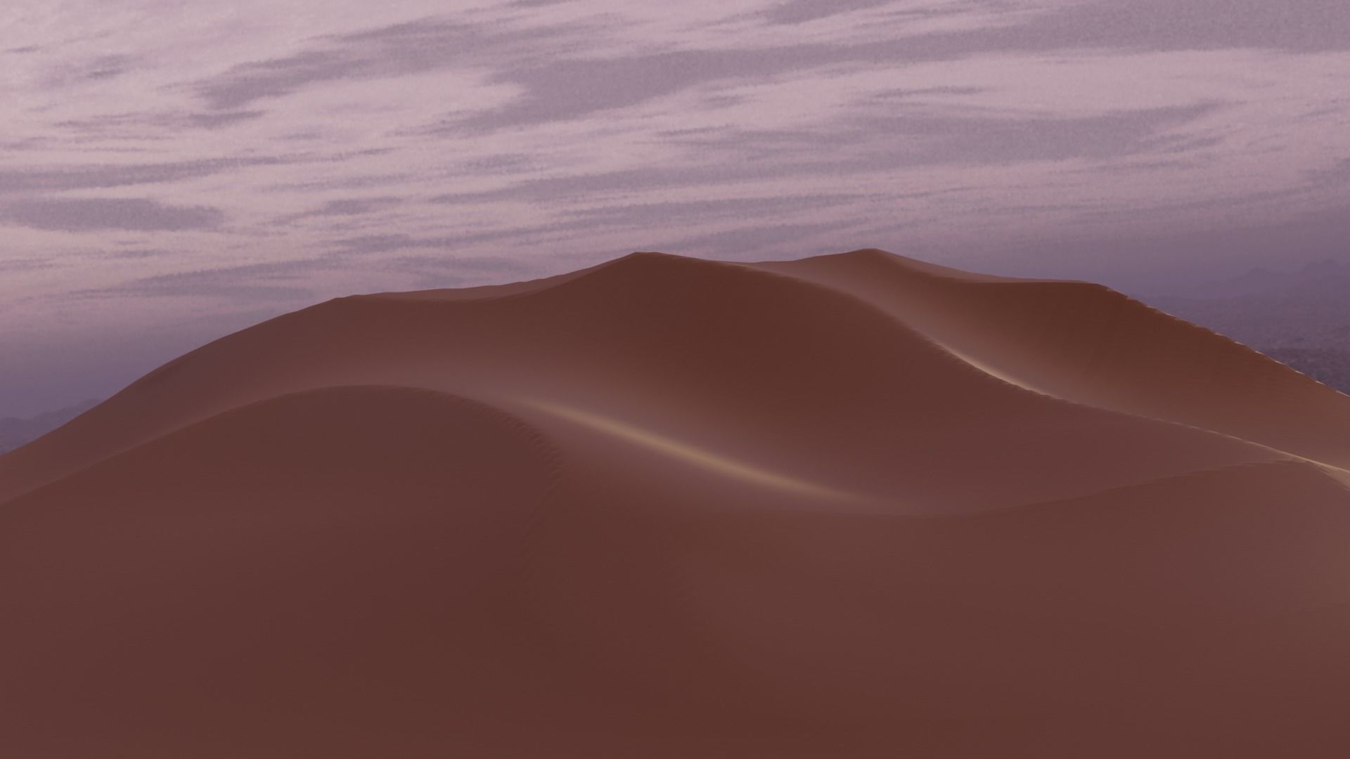 Desert mountain 3D model_2