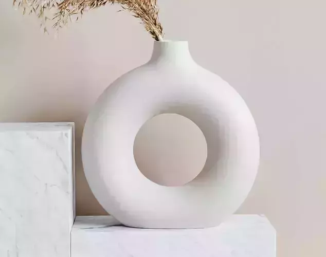 Donut Vase Nordic Minimalist Style 3D Printable  3D print model