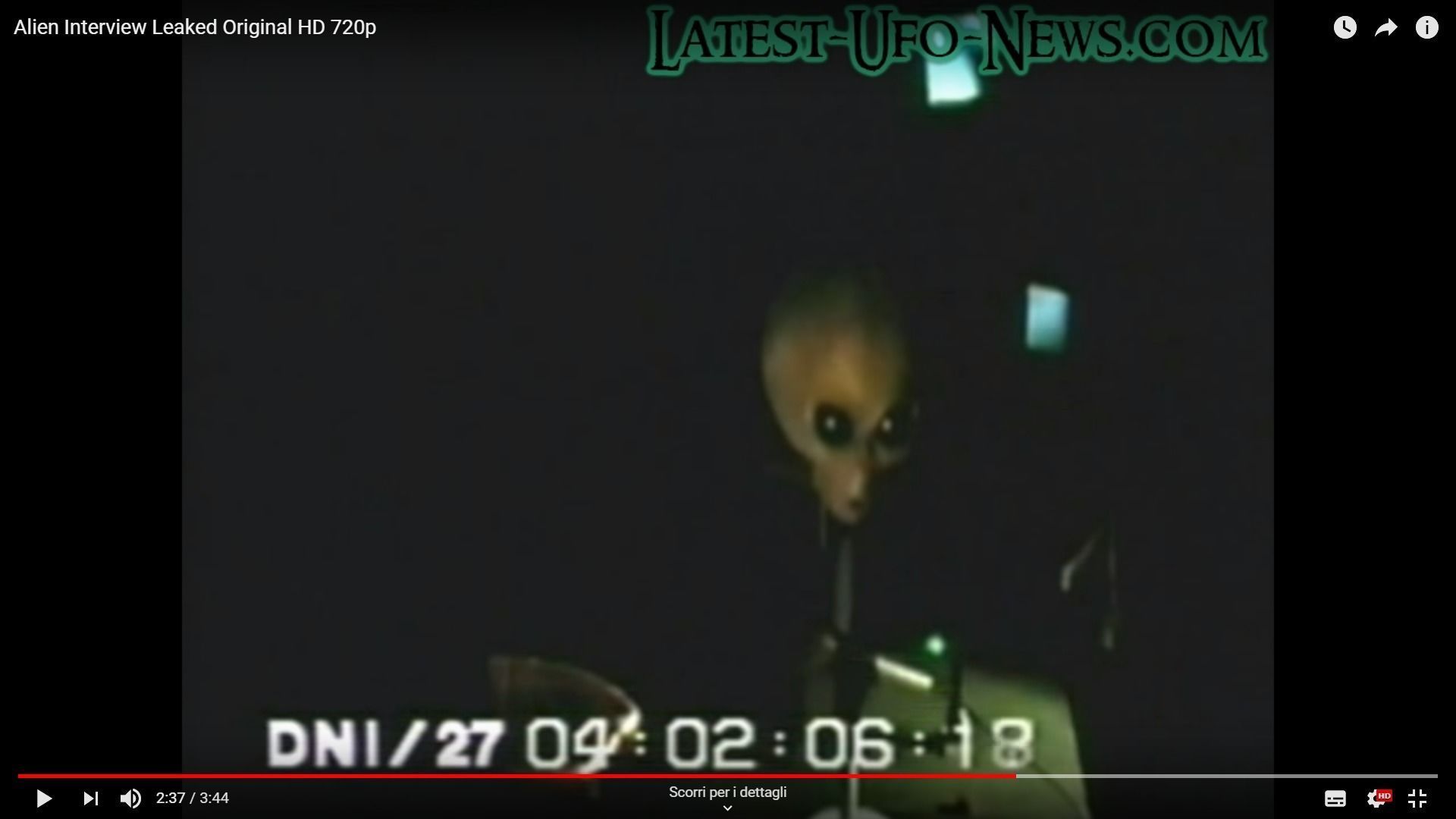 Alien AREA51 Interviev video 1997 - 3D reconstruction Low-poly 3D model_2