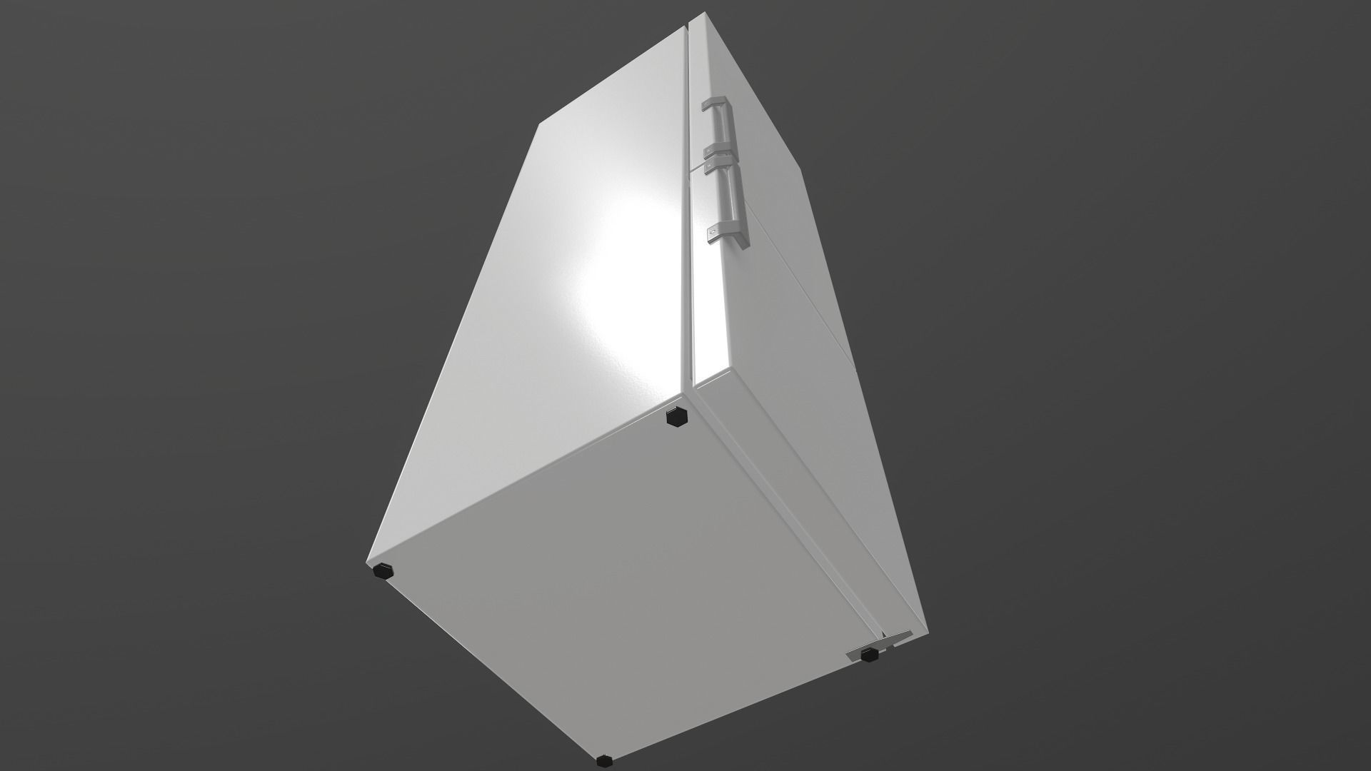 Refrigerator Low-poly 3D model_24