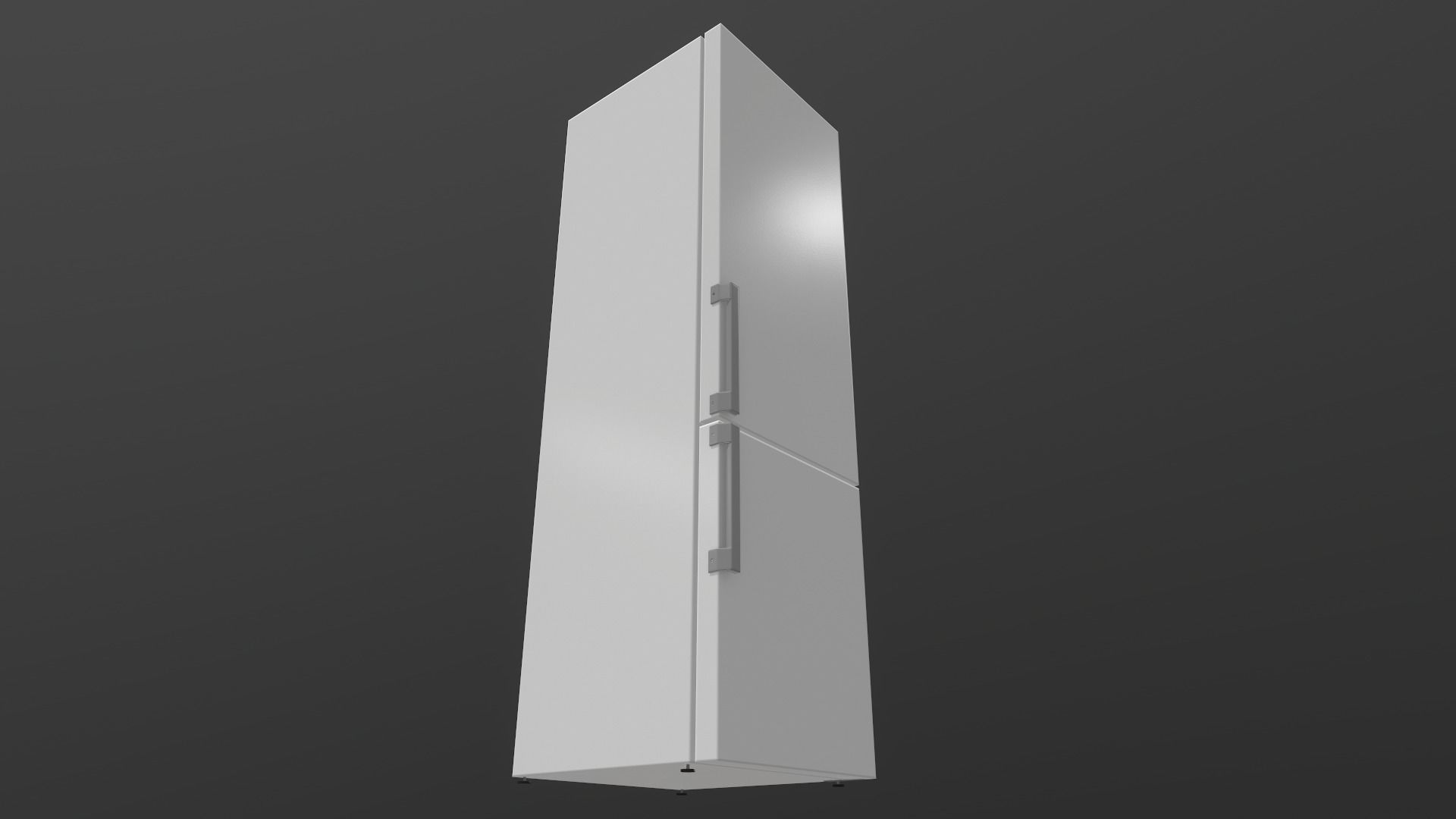 Refrigerator Low-poly 3D model_25