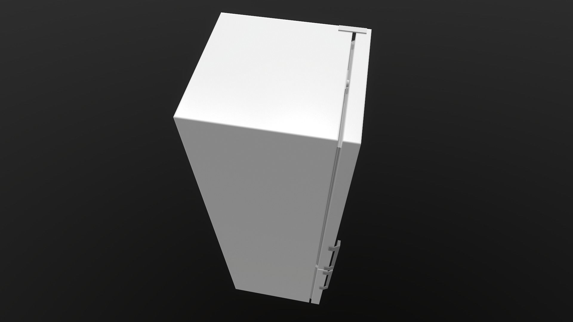 Refrigerator Low-poly 3D model_23