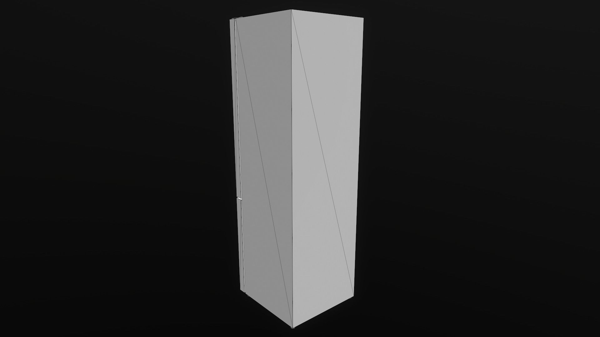 Refrigerator Low-poly 3D model_27