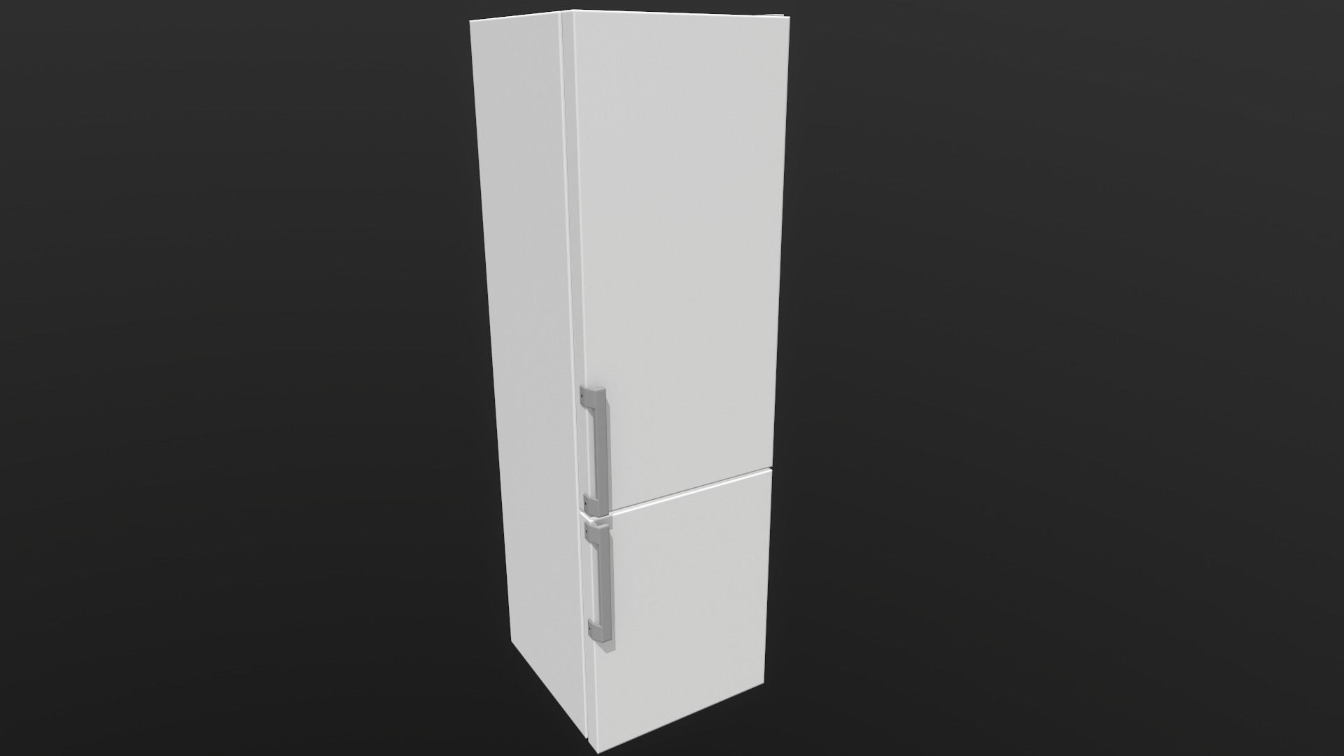 Refrigerator Low-poly 3D model_18