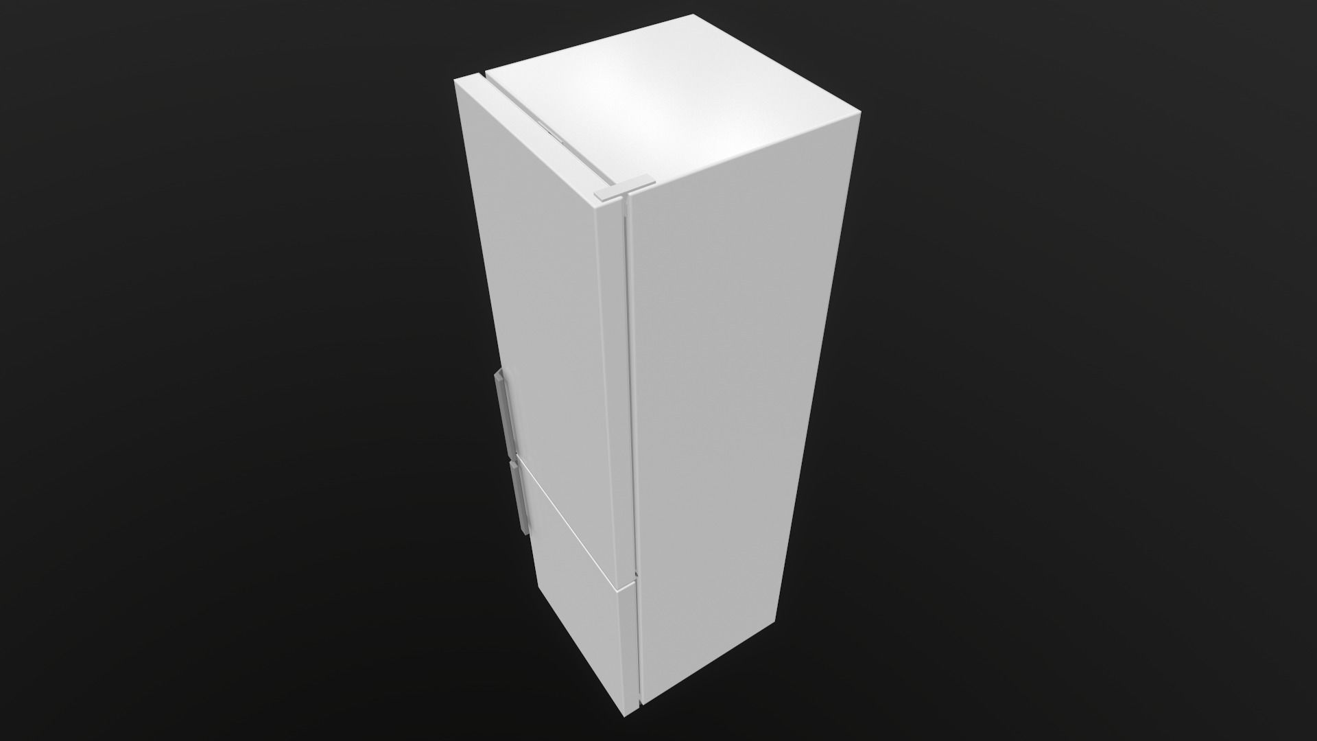Refrigerator Low-poly 3D model_21