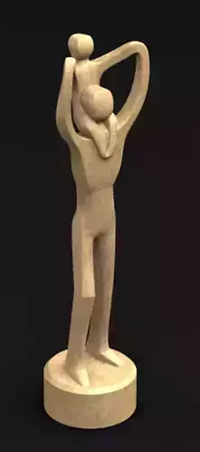 Decoration Father 3D Model