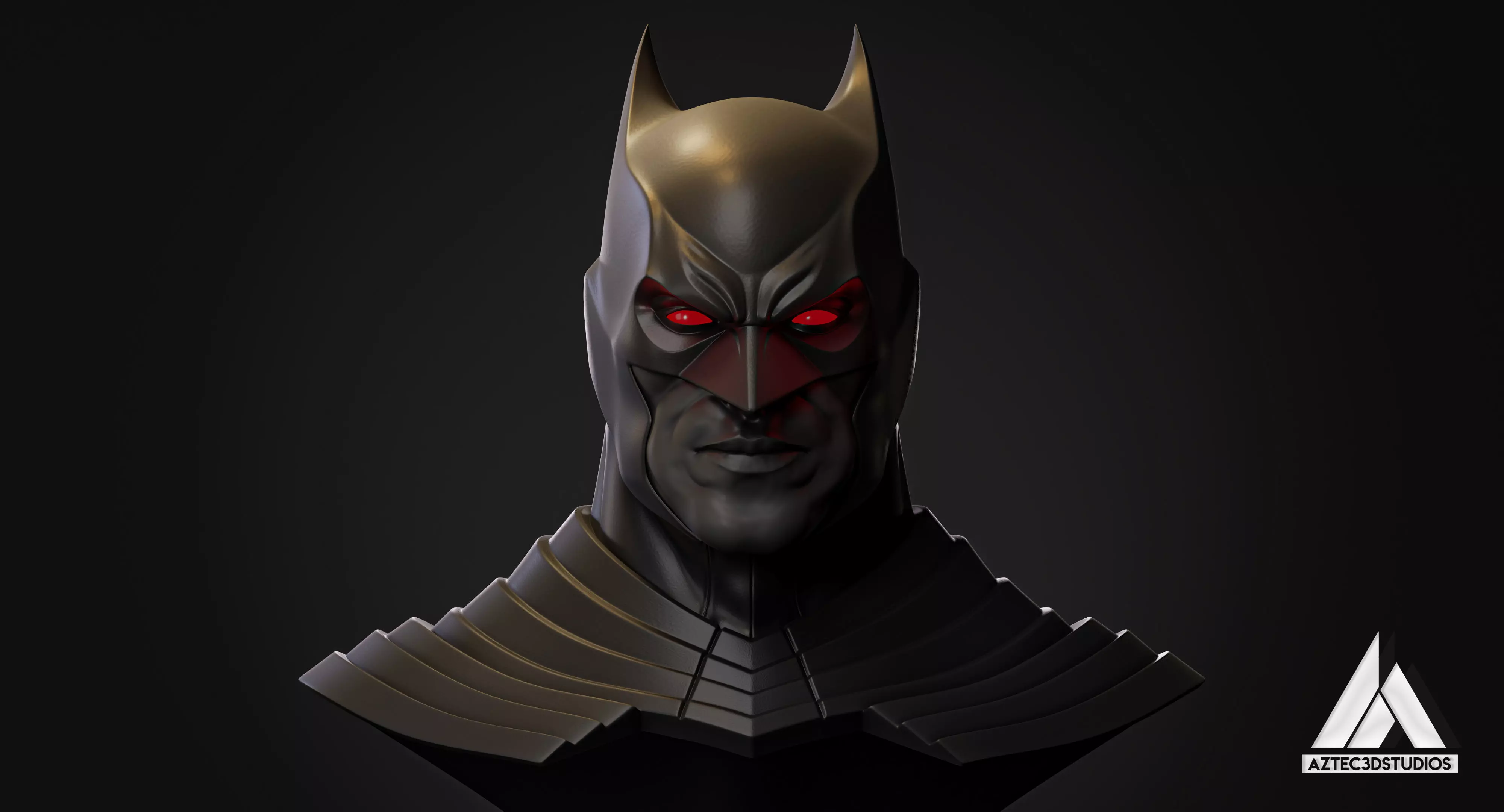 Batman Flashpoint Cowl 3D Printing STL 3D print model_0