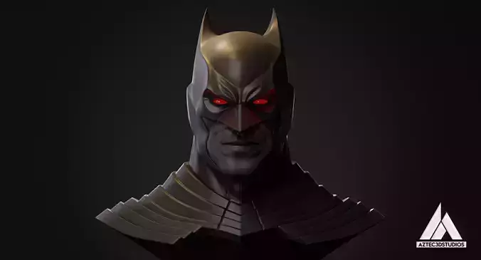 Batman Flashpoint Cowl 3D Printing STL 3D print model